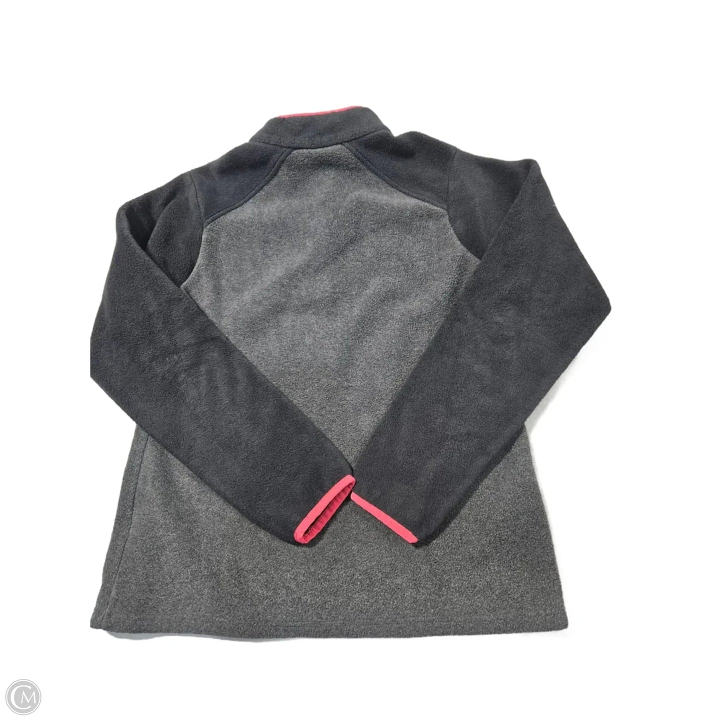 Jacket Fleece By Columbia In Black & Grey, Size: M