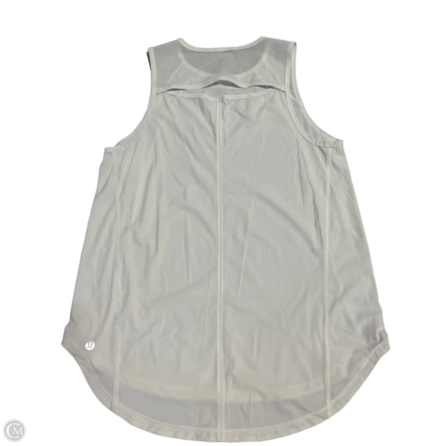 Athletic Tank Top By Lululemon In White, Size: S