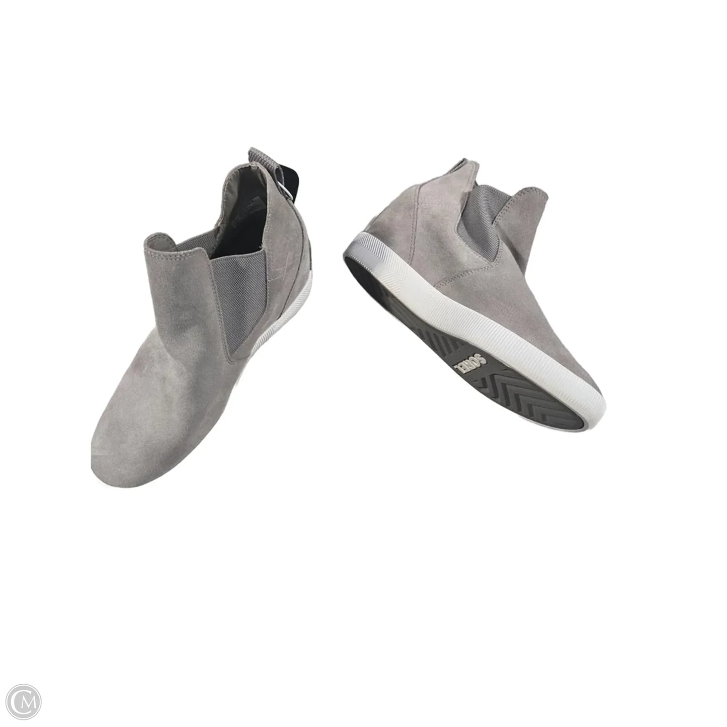 Shoes Heels Wedge By Sorel In Grey, Size: 9