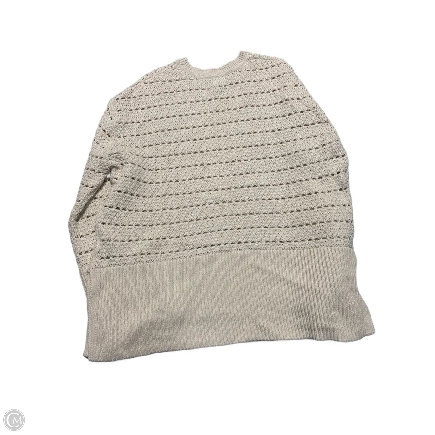 Sweater By Gap In Cream, Size: S
