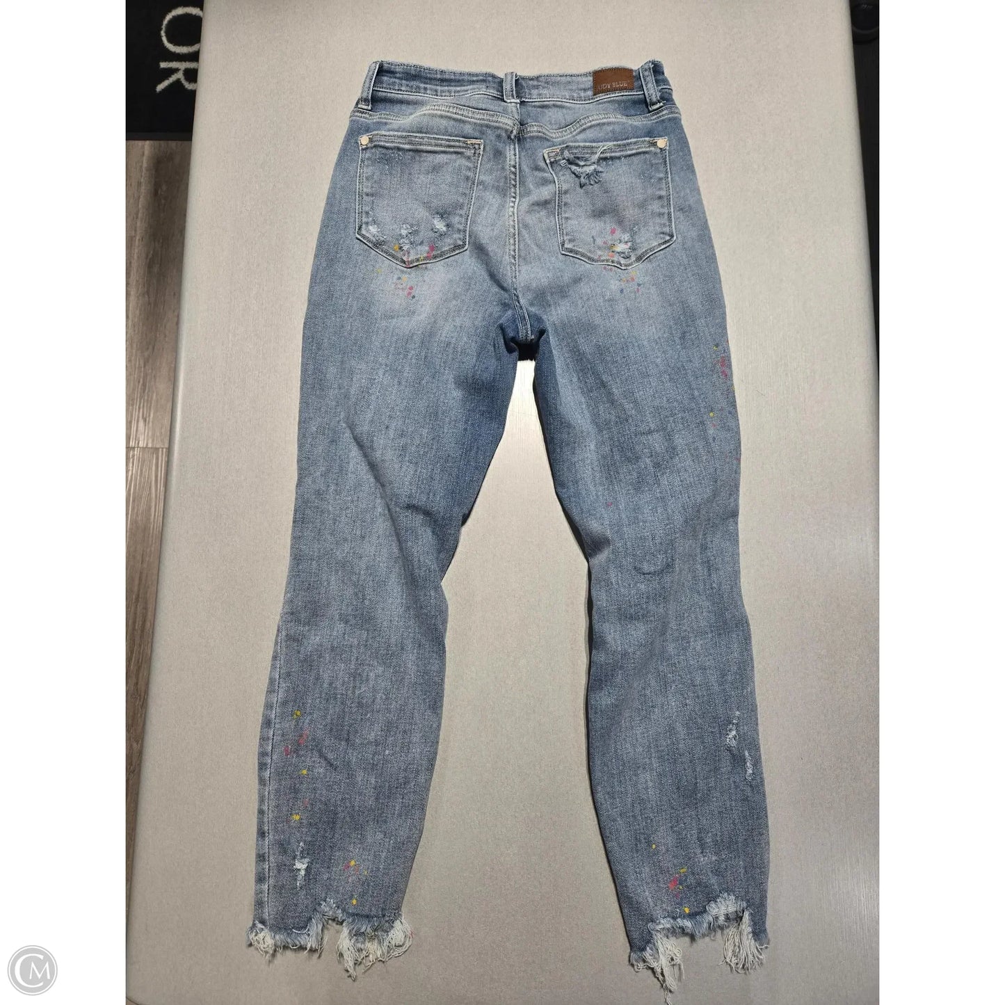 Jeans Boyfriend By Judy Blue In Blue Denim, Size: 4