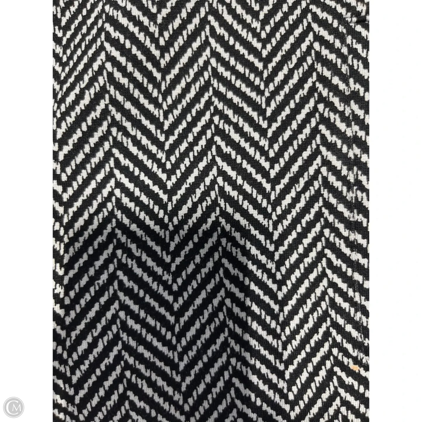 Pants Leggings By Chicos In Black & White, Size: 8