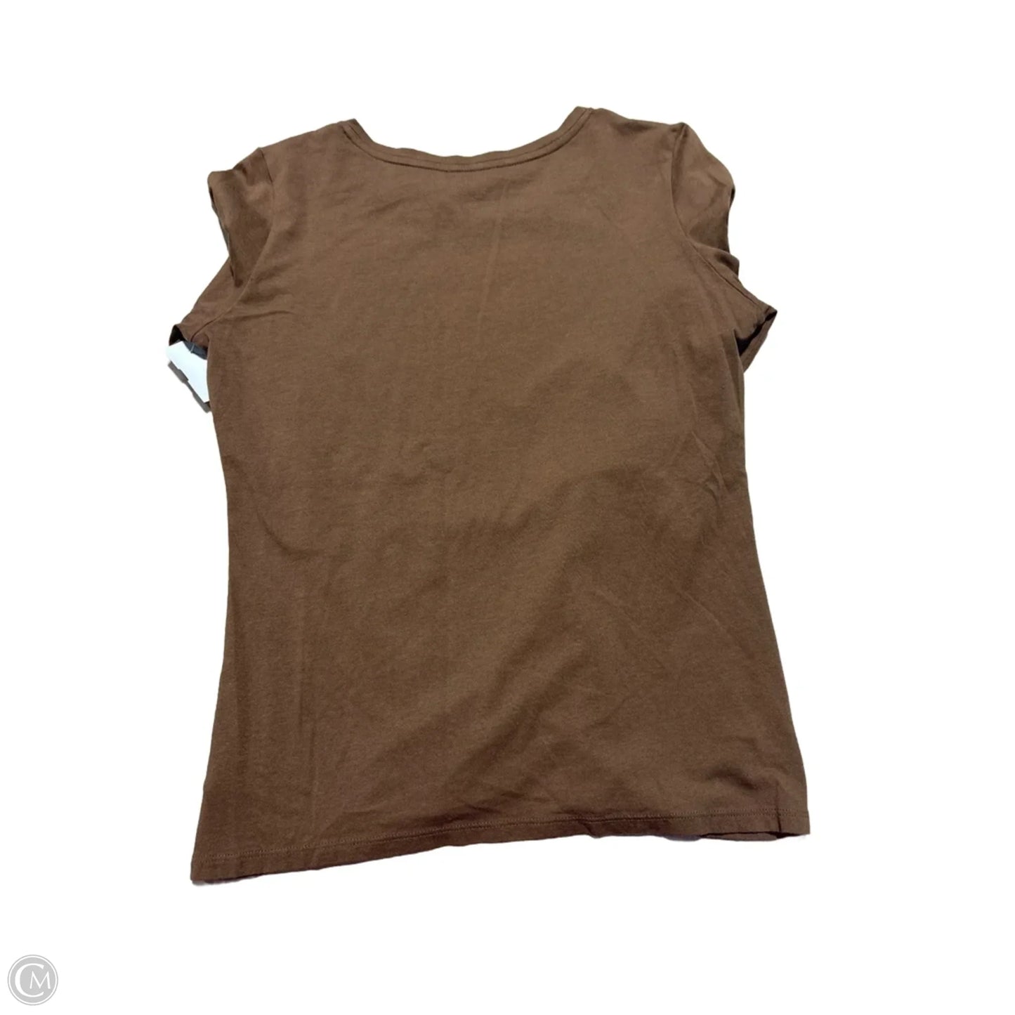 Top Long Sleeve By Tahari In Brown, Size: L