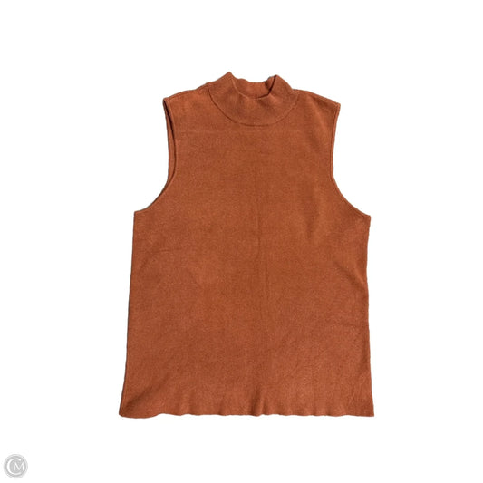 Top Sleeveless By Marled In Brown, Size: L