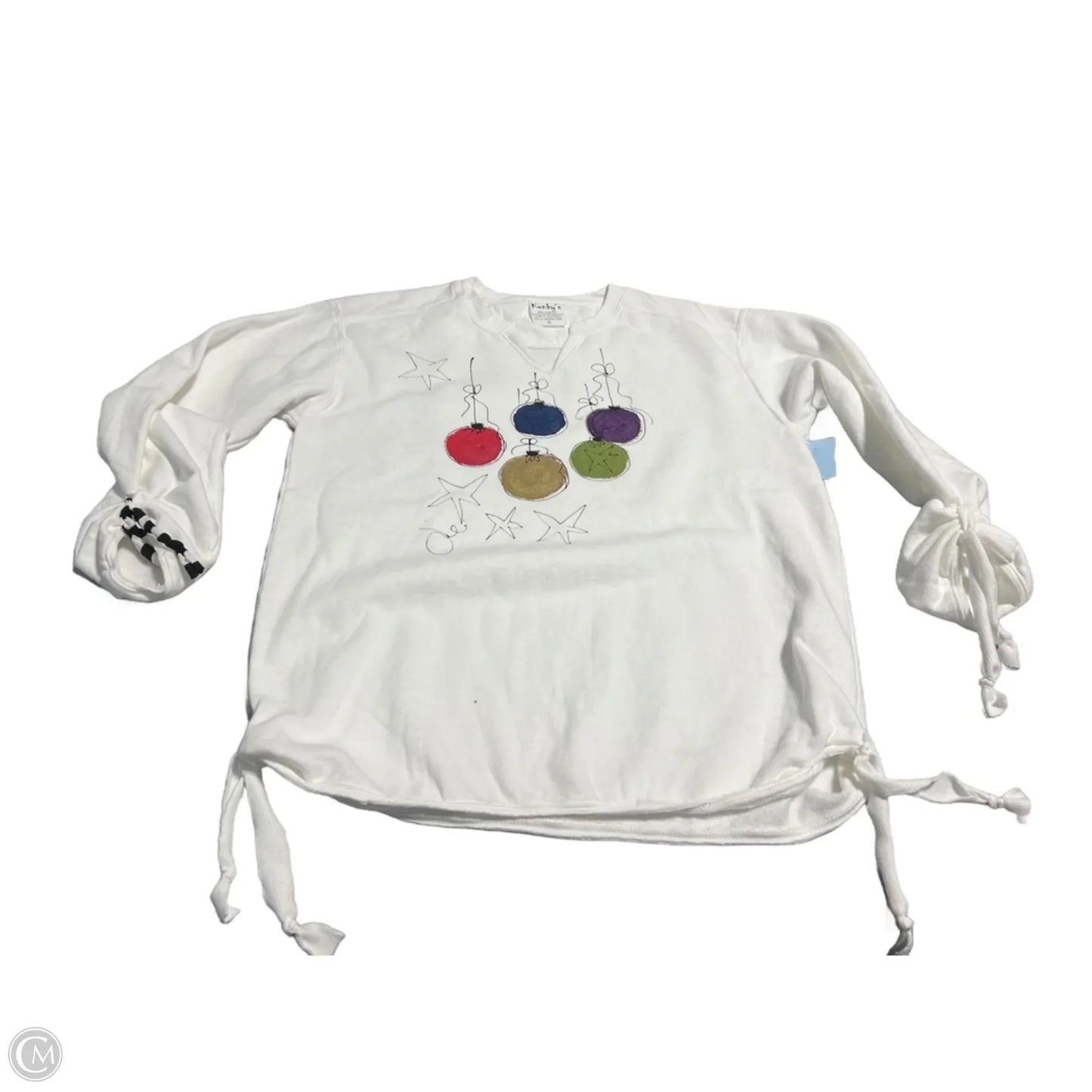 Sweatshirt Crewneck By Cma In White, Size: S