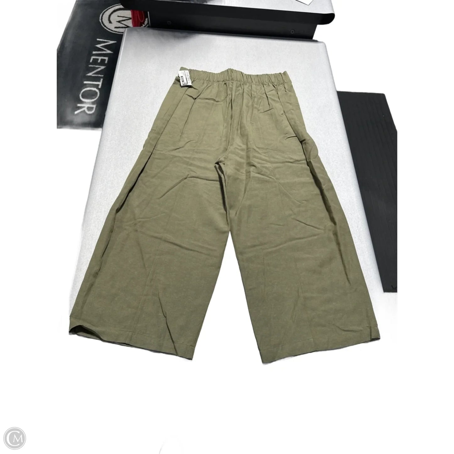 Pants Linen By Clara Sun Woo In Green, Size: M