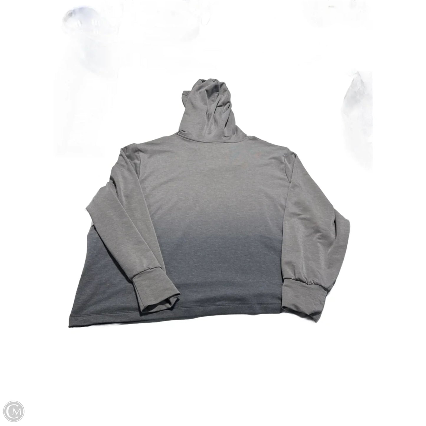 Sweatshirt Hoodie By Under Armour In Grey, Size: 2x
