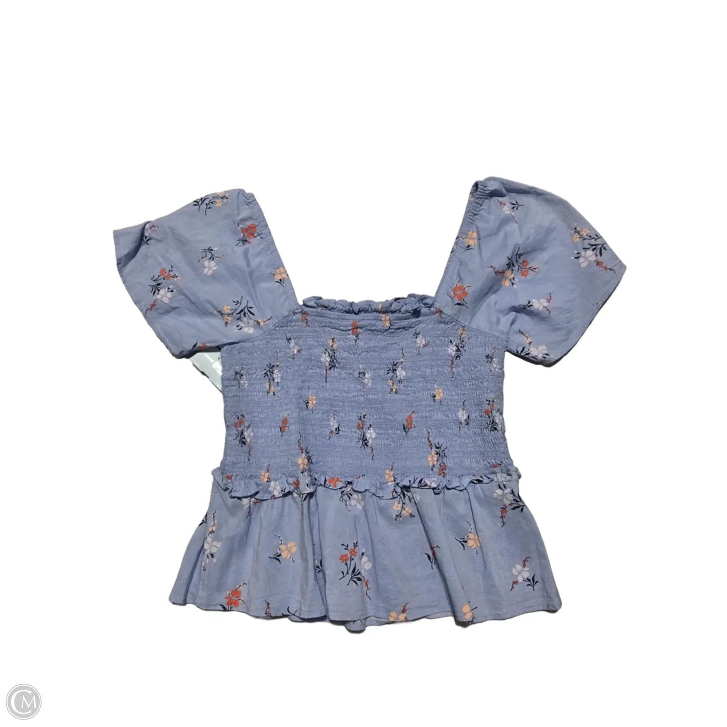 Top Short Sleeve By Madewell In Floral Print, Size: Xs