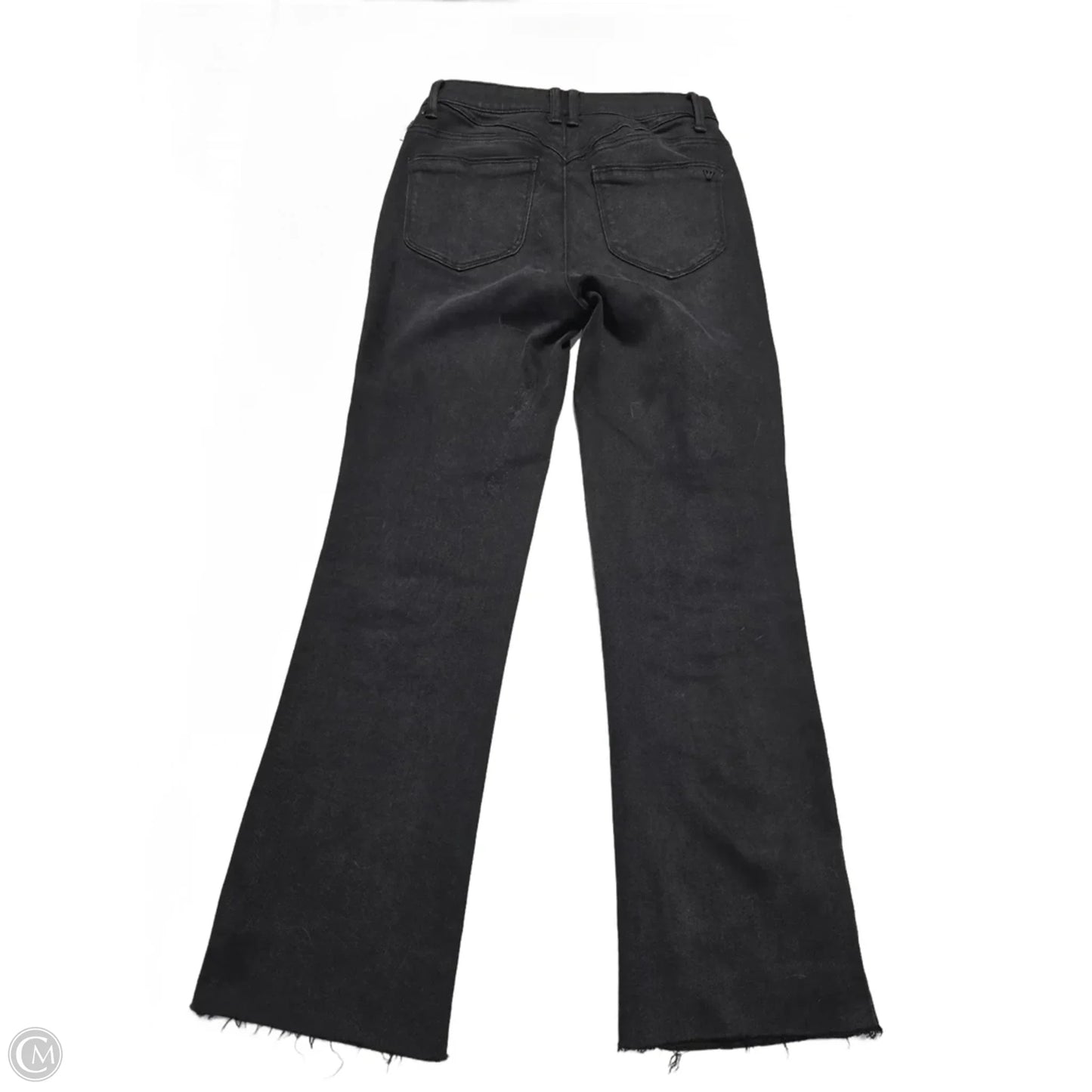 Jeans Flared By Wit & Wisdom In Black Denim, Size: 2