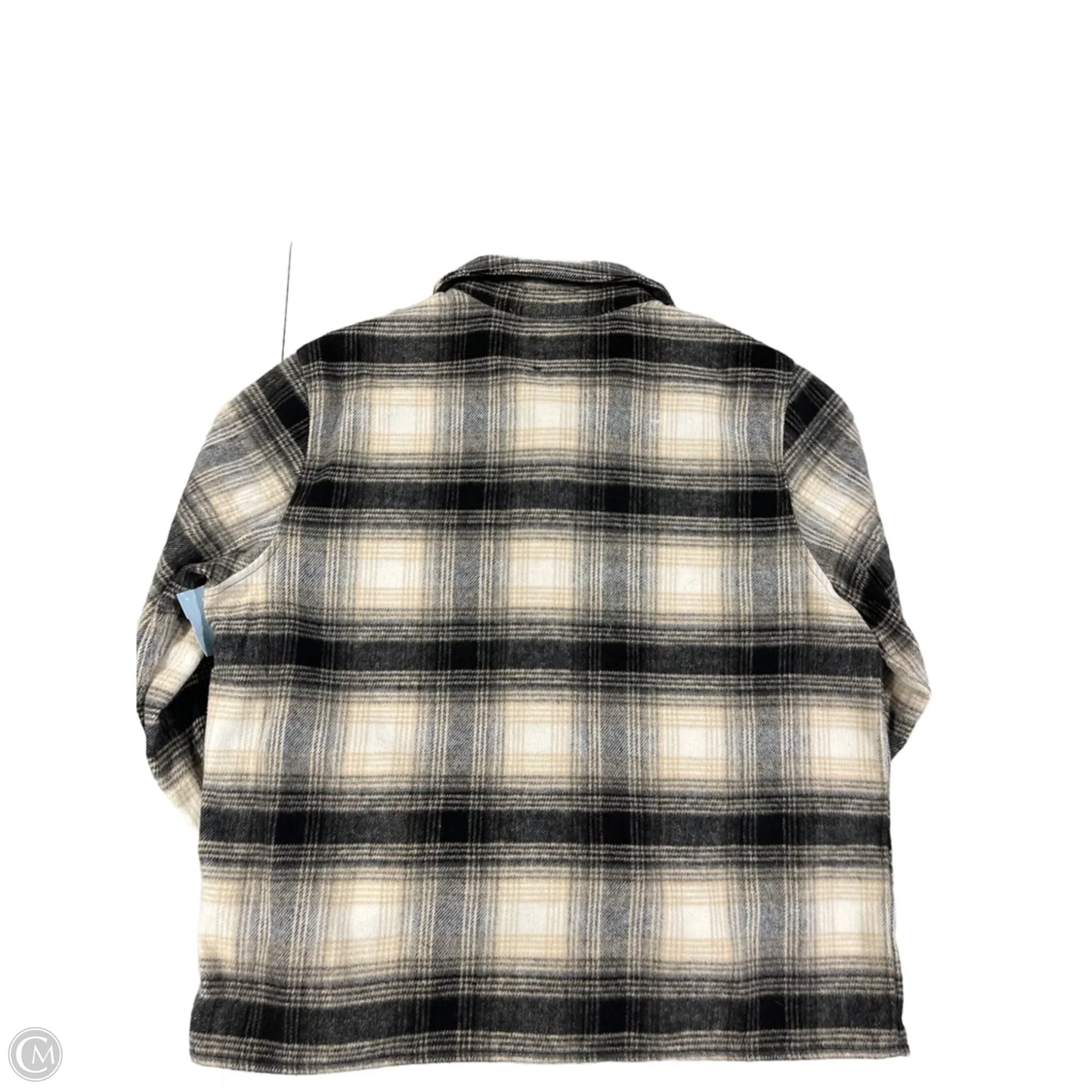 Jacket Shirt By Bb Dakota In Plaid Pattern, Size: L