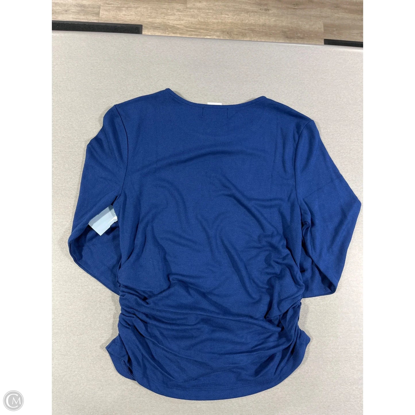 Top Long Sleeve By Banana Republic In Blue, Size: M