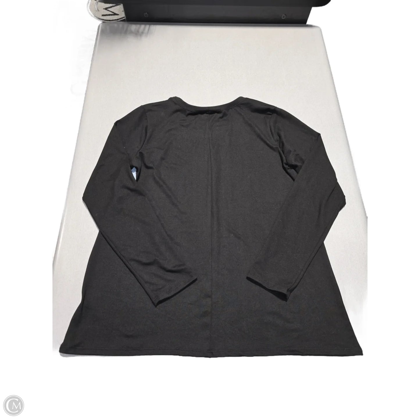 Top Long Sleeve Basic By Zenana In Black, Size: L