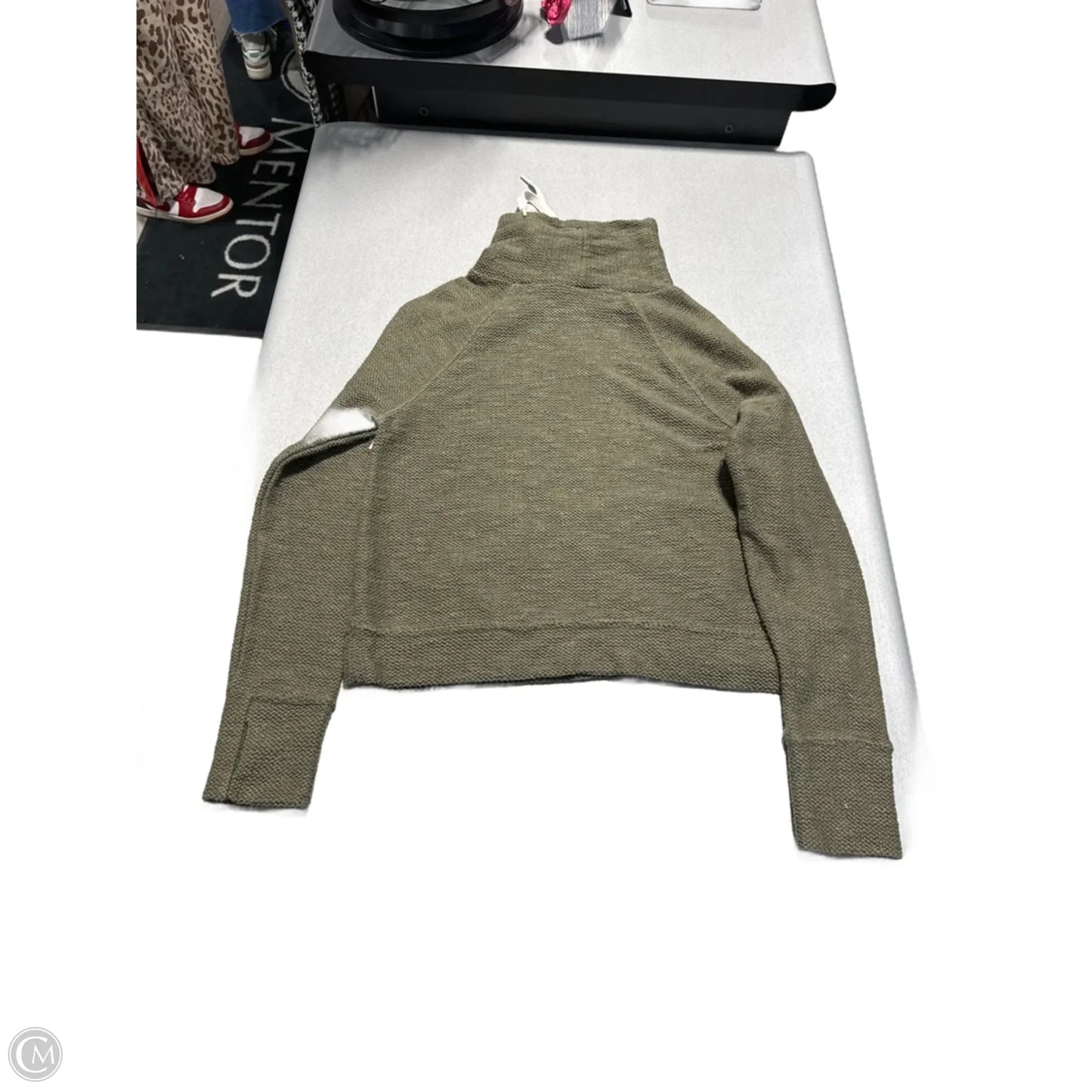 Sweatshirt Collar By Offline By Aerie In Green, Size: S