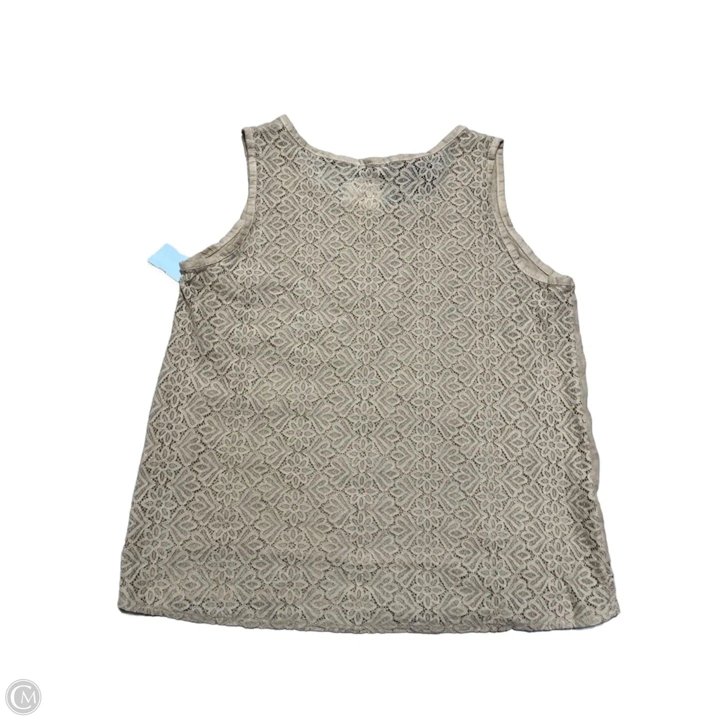 Tank Top By Cme In Tan, Size: M