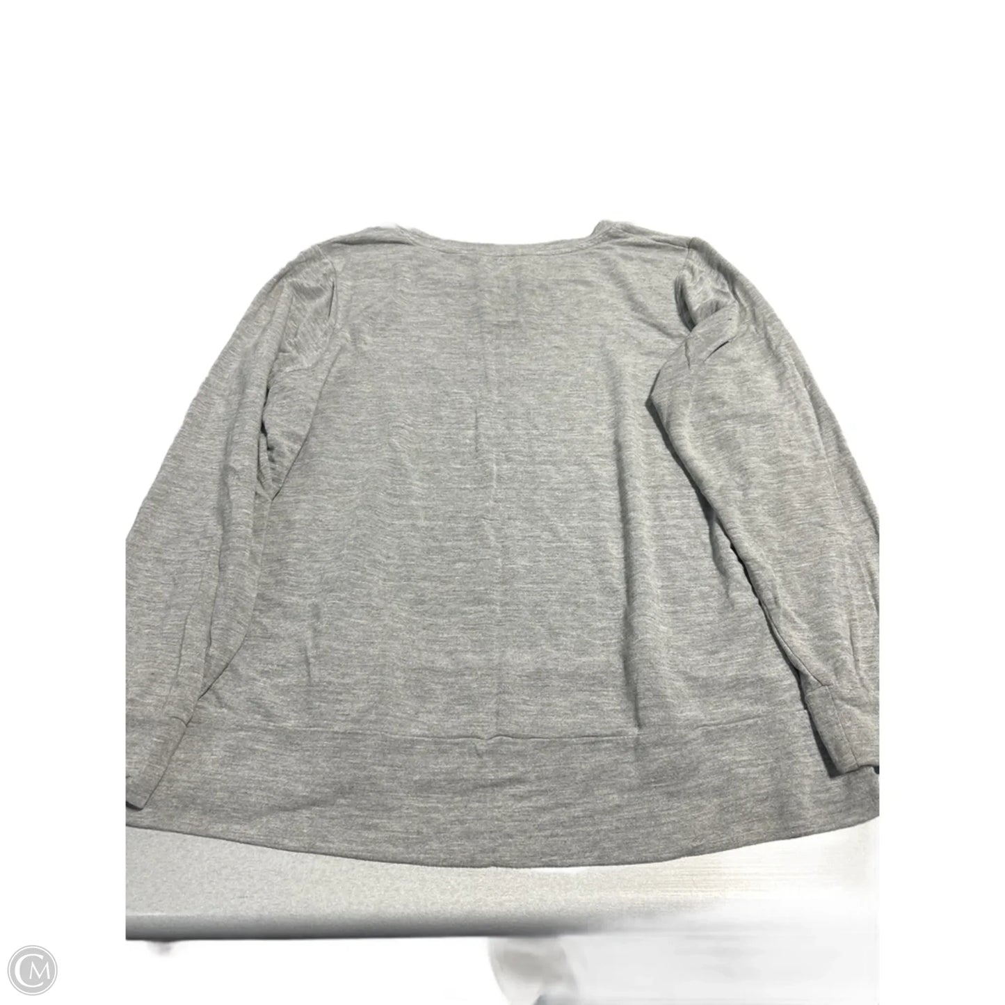 Top Long Sleeve By Philosophy In Grey, Size: 2x