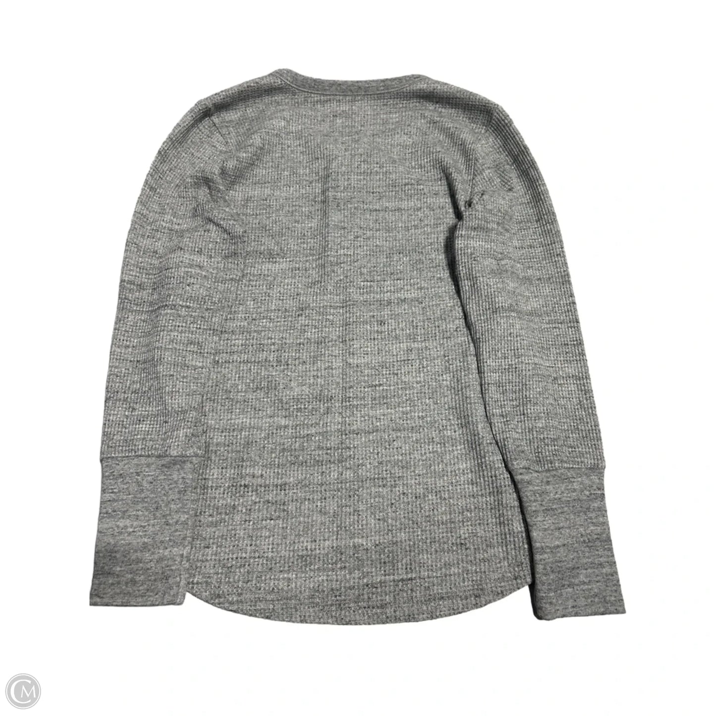 Top Long Sleeve Basic By Splendid In Grey, Size: M