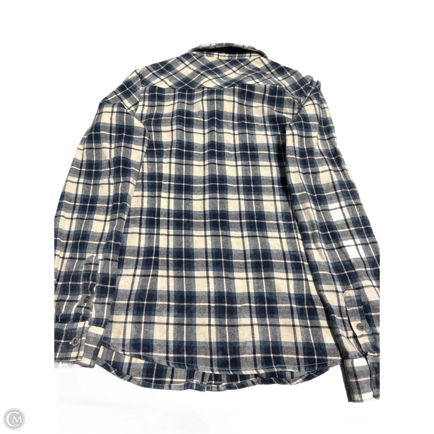 Top Long Sleeve By Lovestitch In Plaid Pattern, Size: S