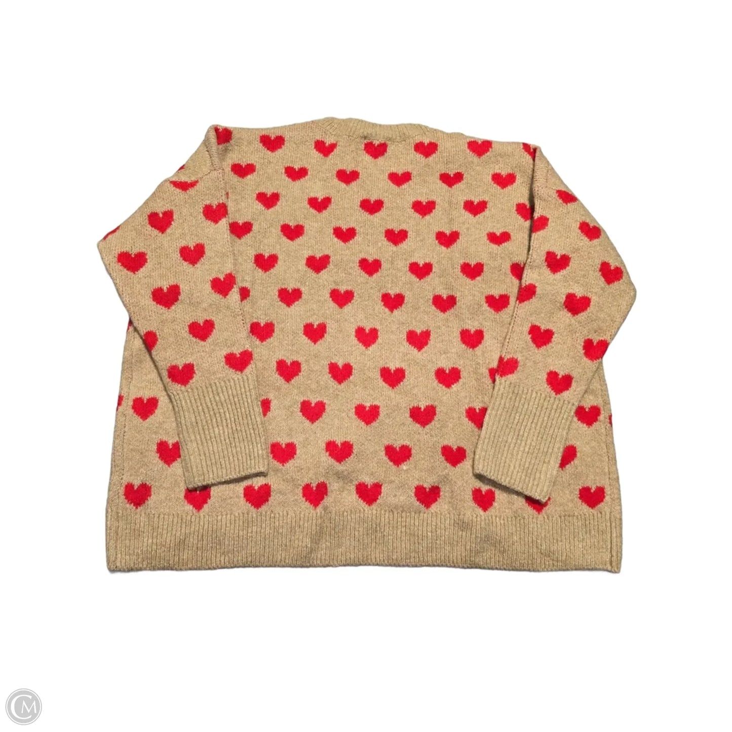 Sweater By Vince Camuto In Tan, Size: L