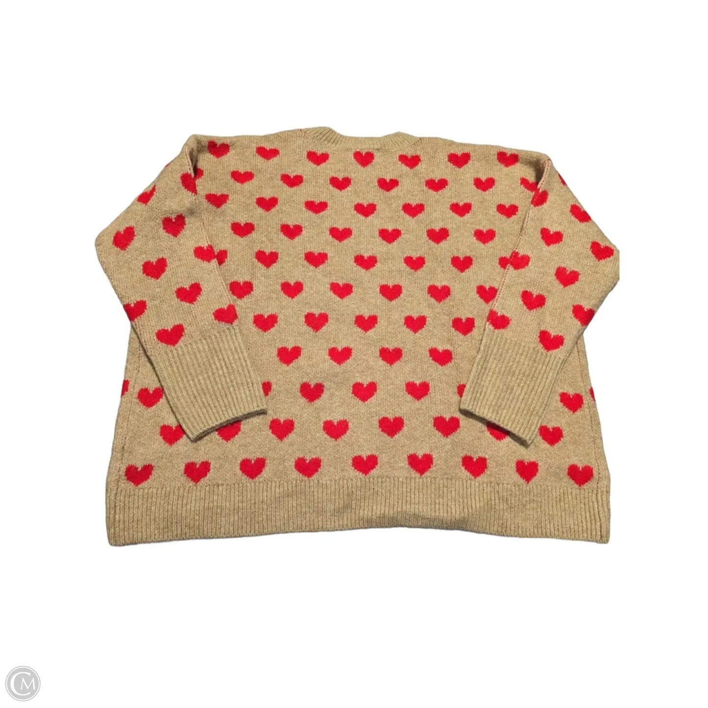 Sweater By Vince Camuto In Tan, Size: L