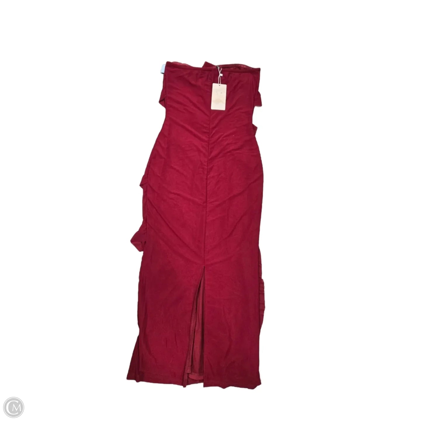 Dress Party Midi By Fashion Nova In Red, Size: S