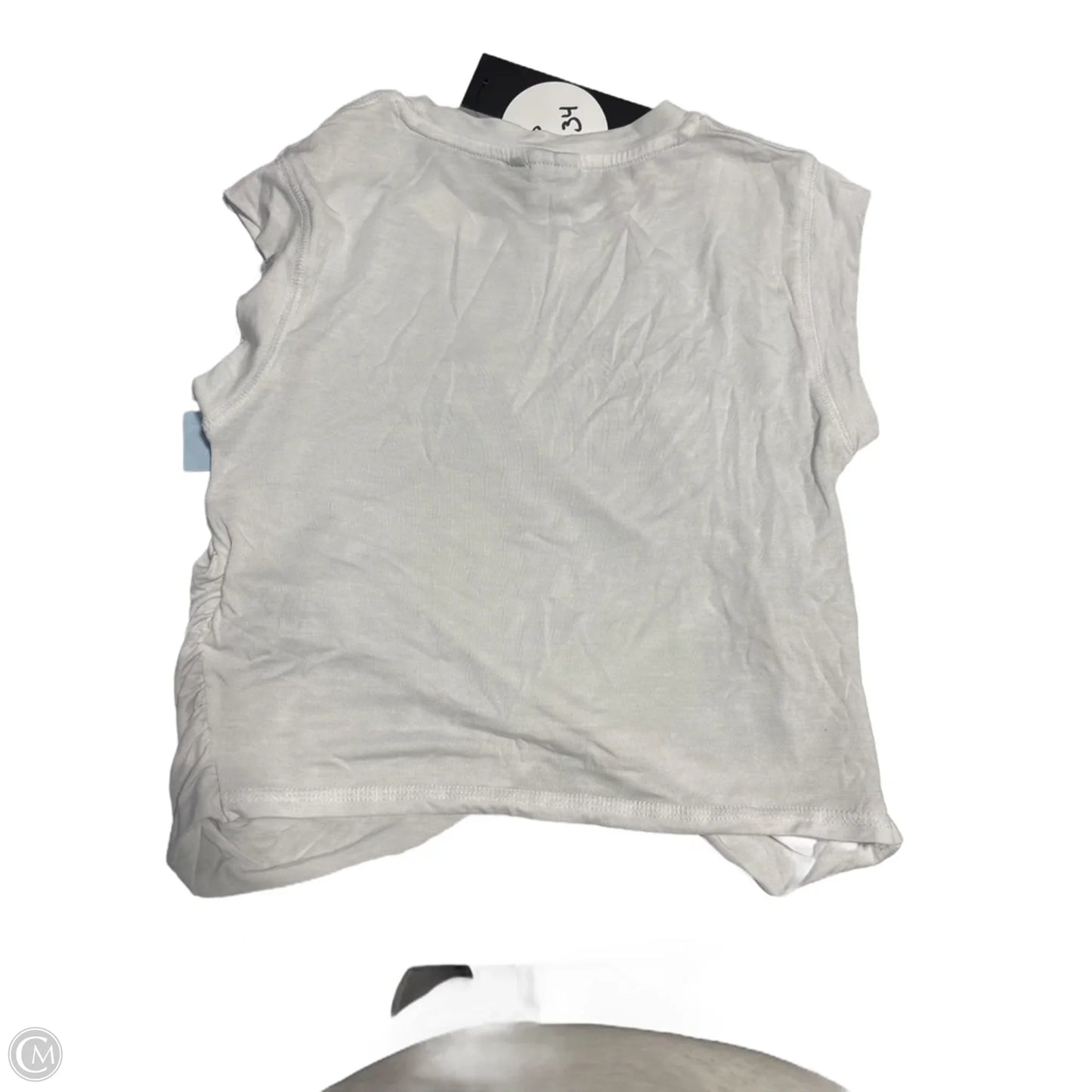 Top Short Sleeve By Mono B In White, Size: S