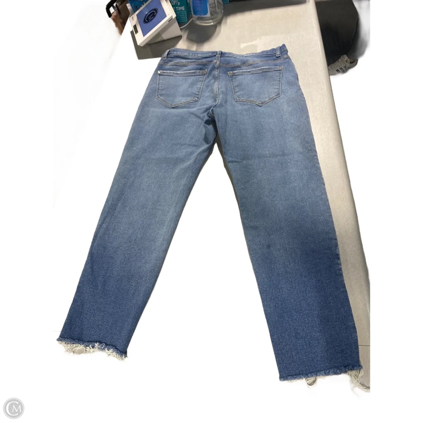 Jeans Skinny By Kensie In Blue Denim, Size: 14