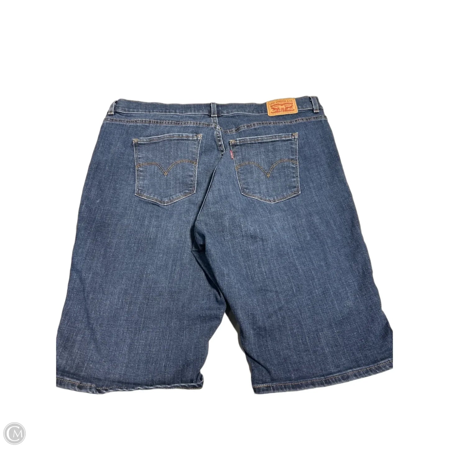 Shorts By Levis In Blue Denim, Size: 18