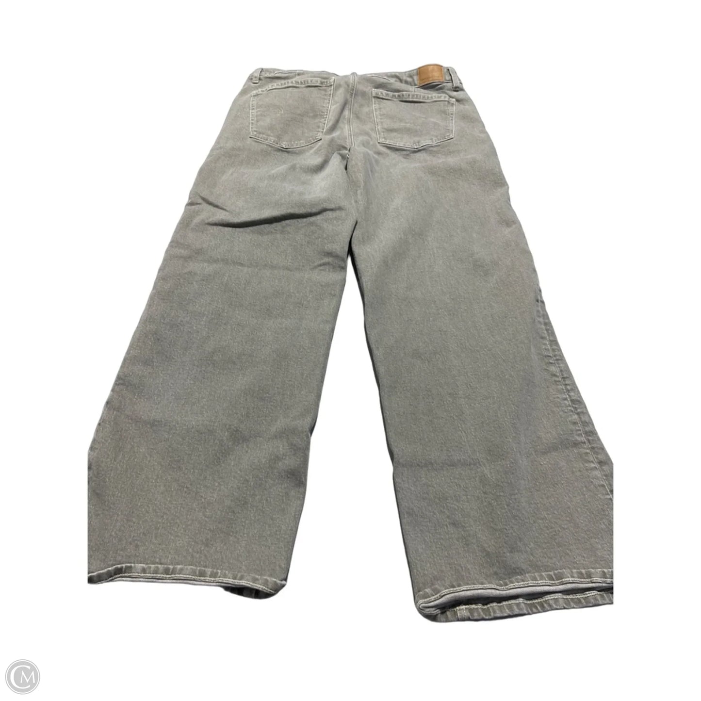 Jeans Wide Leg By American Eagle In Grey Denim, Size: 14l