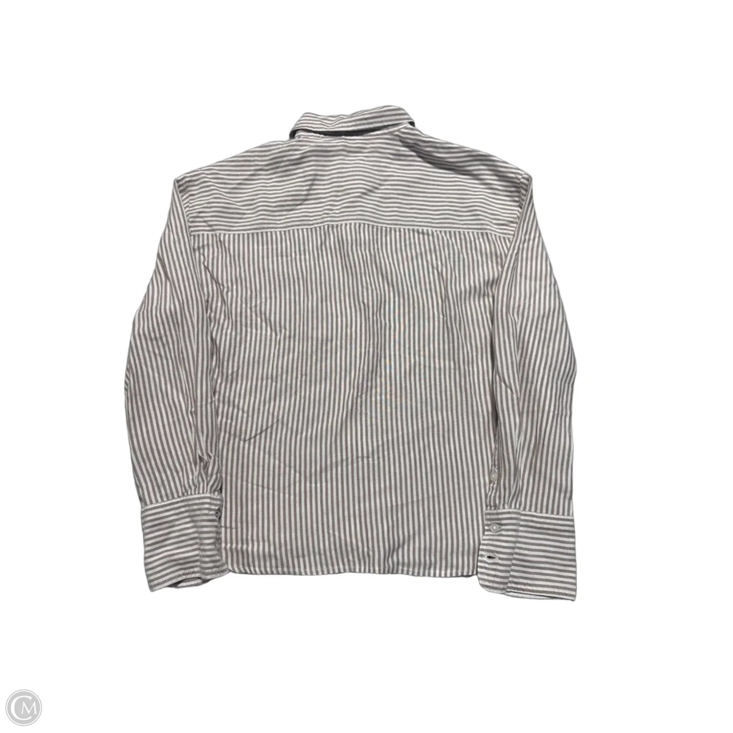 Top Long Sleeve By Lola River In Striped Pattern, Size: S