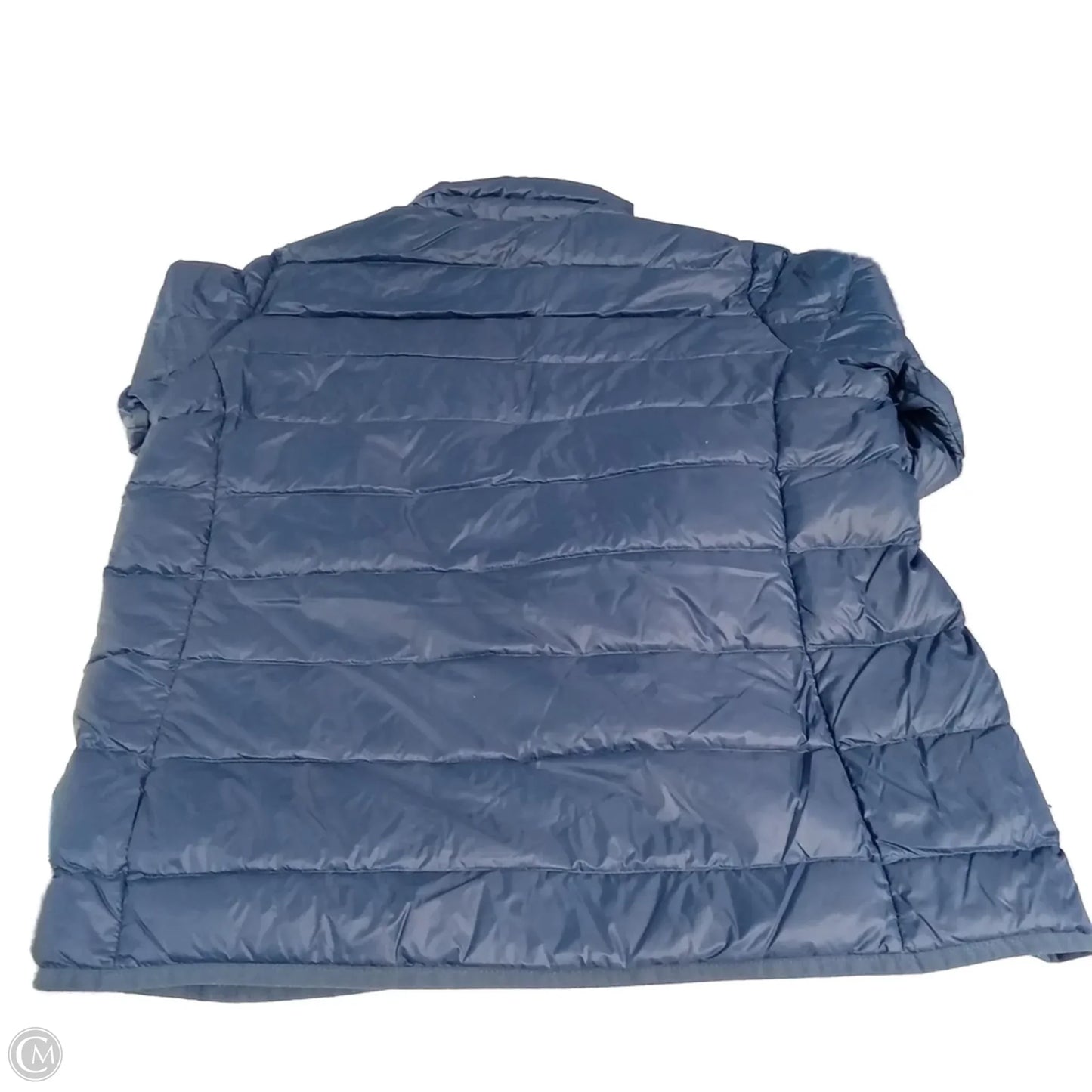 Coat Puffer & Quilted By Eddie Bauer In Blue, Size: M