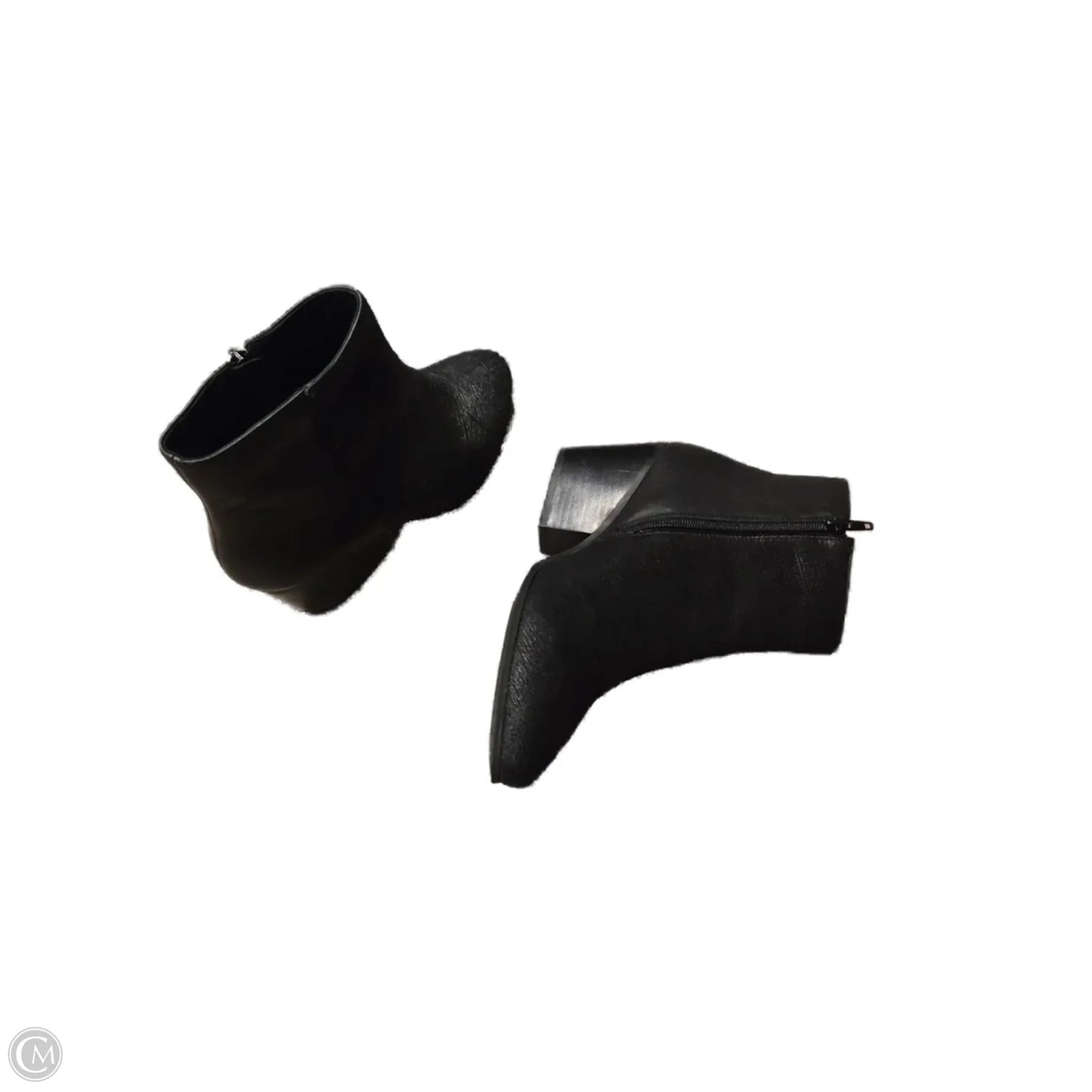 Boots Ankle Heels By Vaneli In Black, Size: 8.5