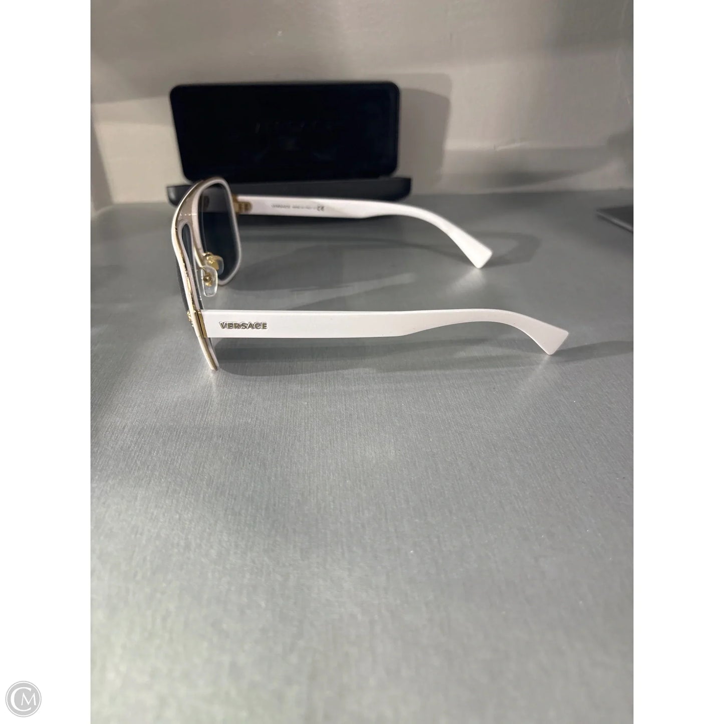 Sunglasses Luxury Designer By Versace, Size: Small