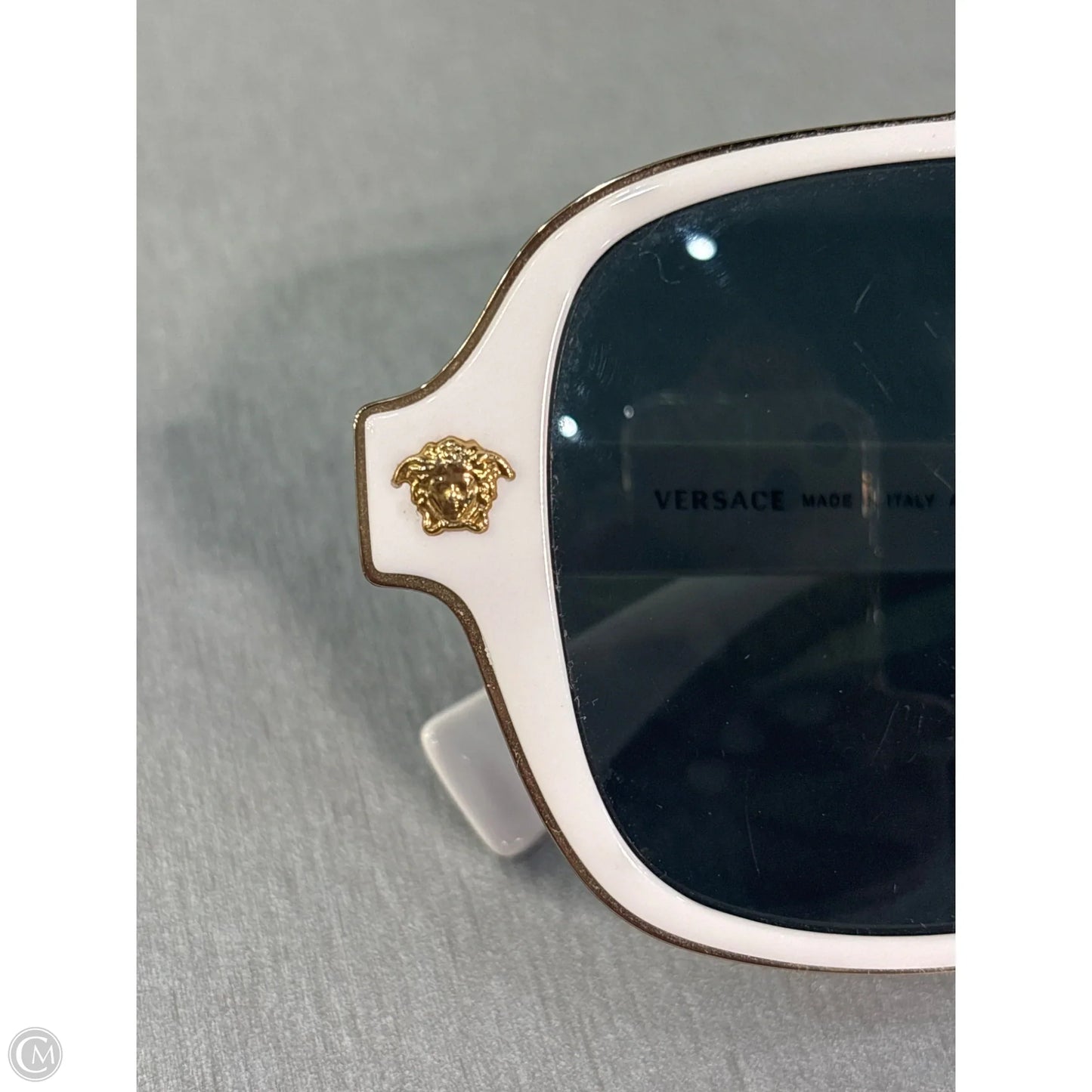 Sunglasses Luxury Designer By Versace, Size: Small