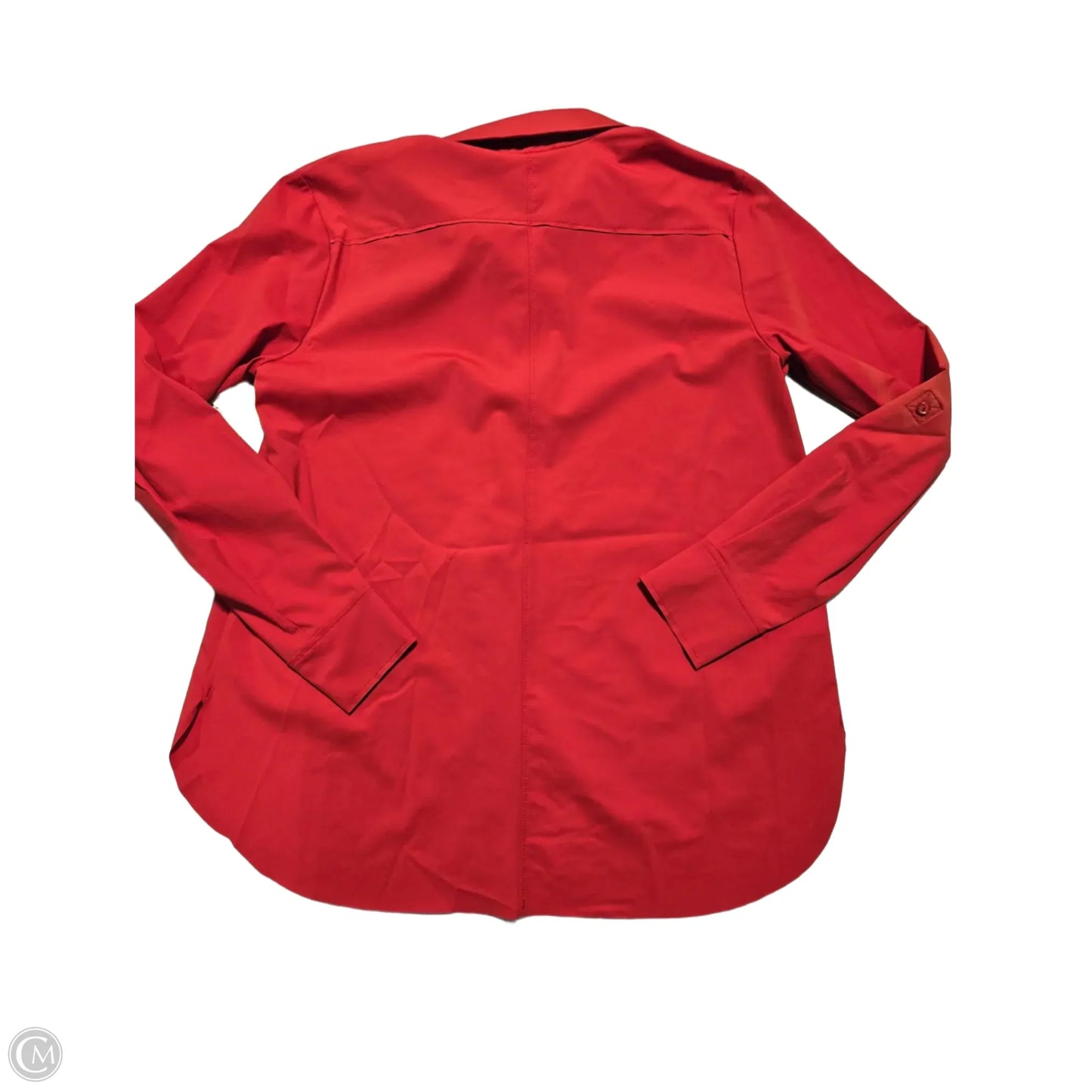 Blouse Long Sleeve By Lysse In Red, Size: Medium