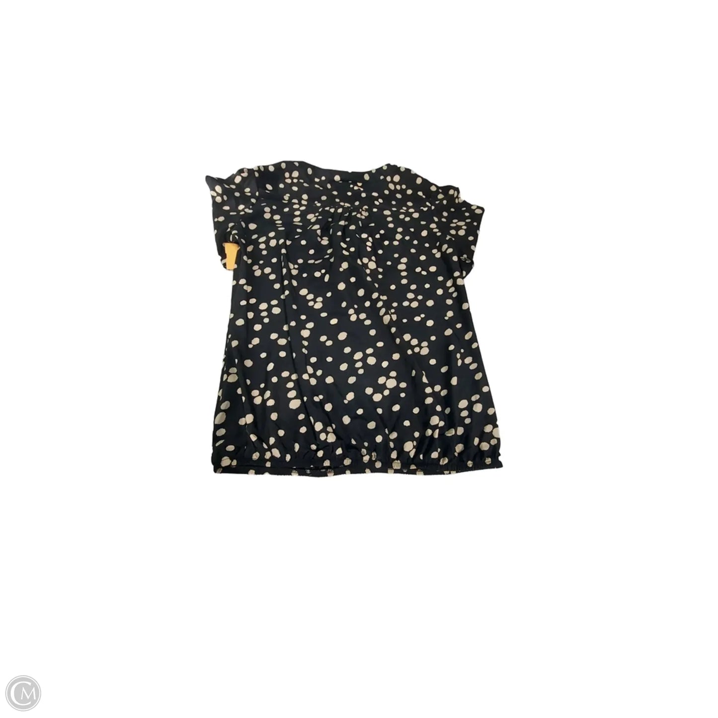 Blouse 3/4 Sleeve By Dressbarn In Polkadot Pattern, Size: M