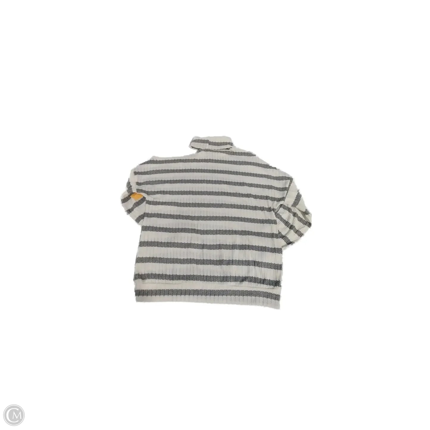 Top Long Sleeve By Andre Barreau In Striped Pattern, Size: S