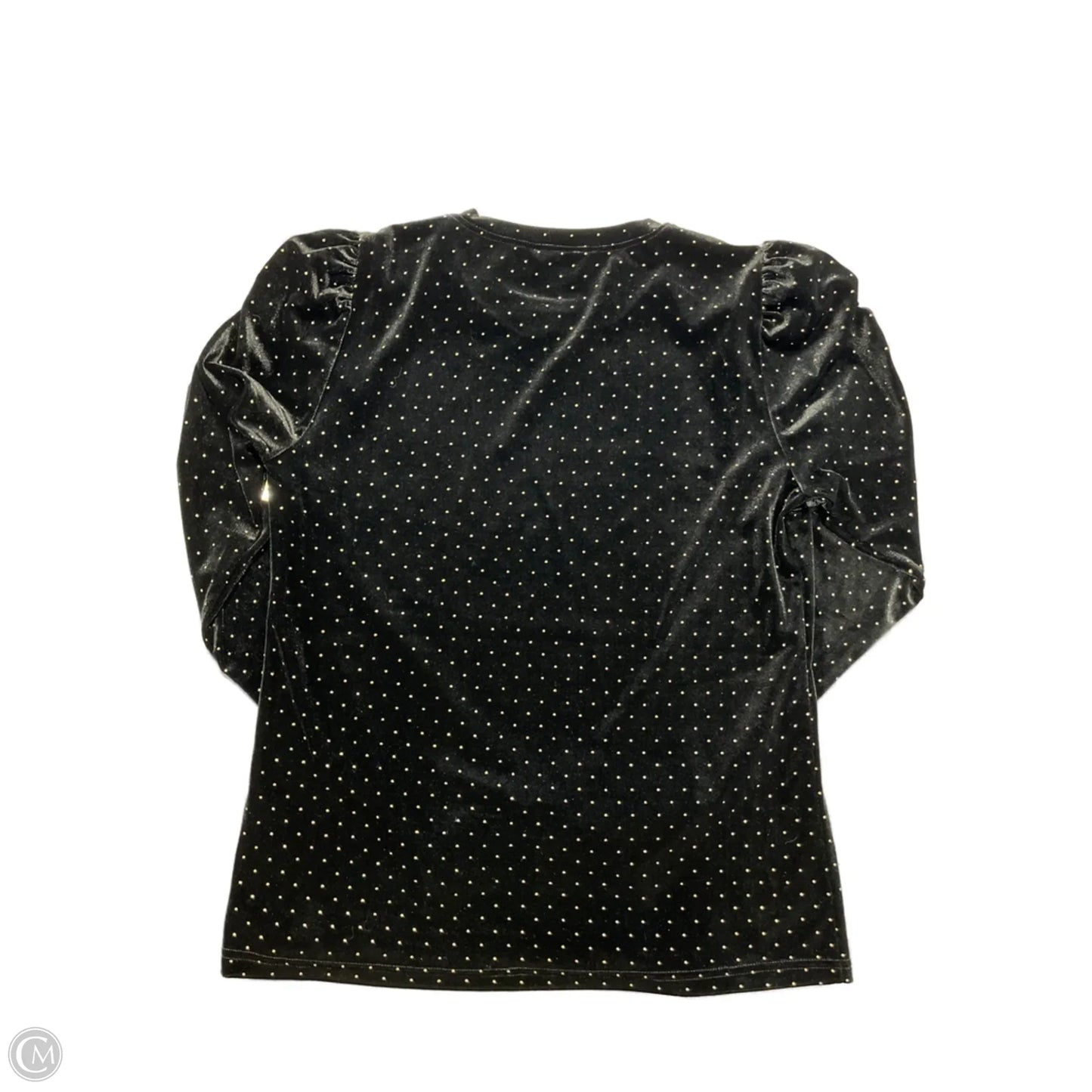 Blouse Long Sleeve By Cmc In Black, Size: L