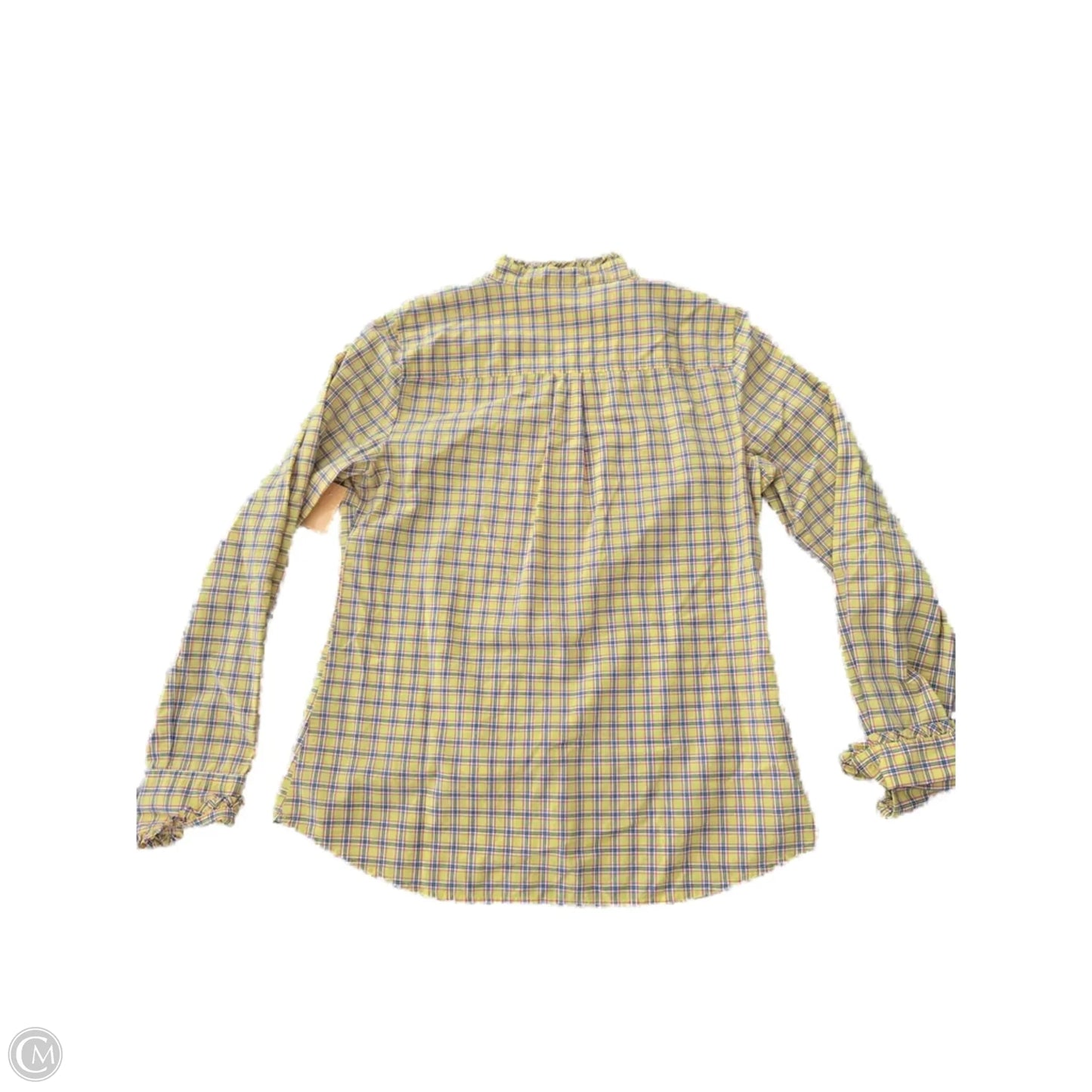 Top Long Sleeve By J. Crew In Yellow, Size: M