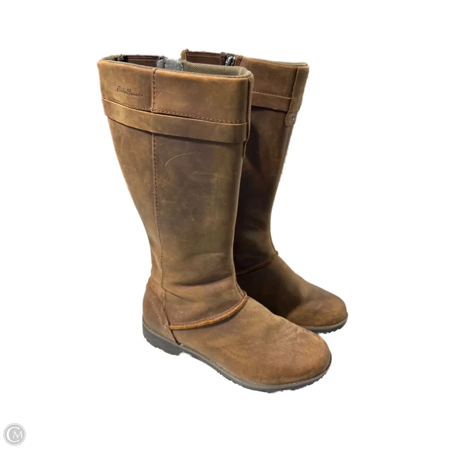 Boots Knee Flats By Eddie Bauer In Brown, Size: 7