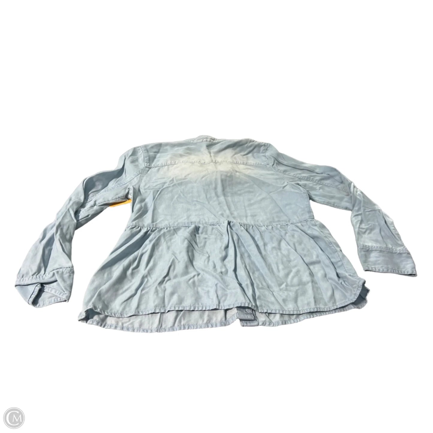 Blouse Long Sleeve By Caslon In Blue, Size: Sp