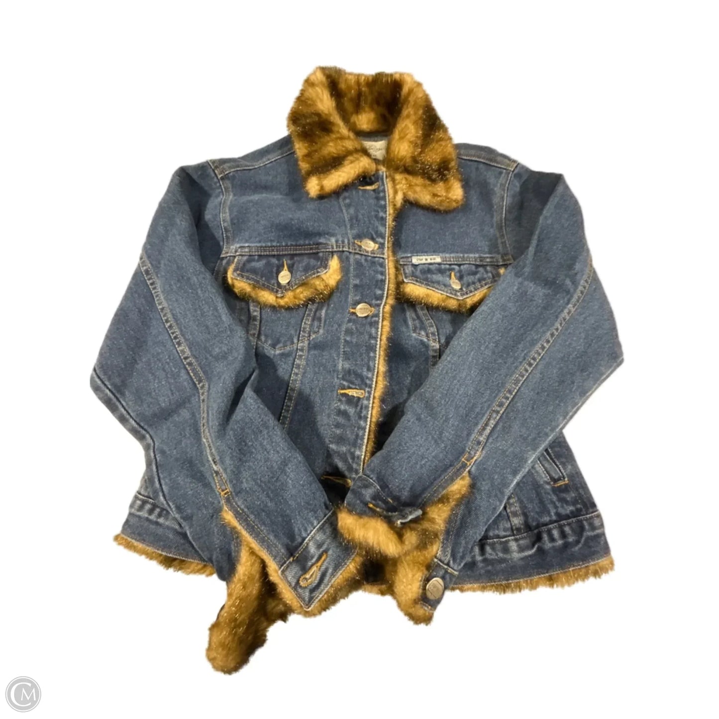 Jacket Denim By Cmc In Blue Denim, Size: M