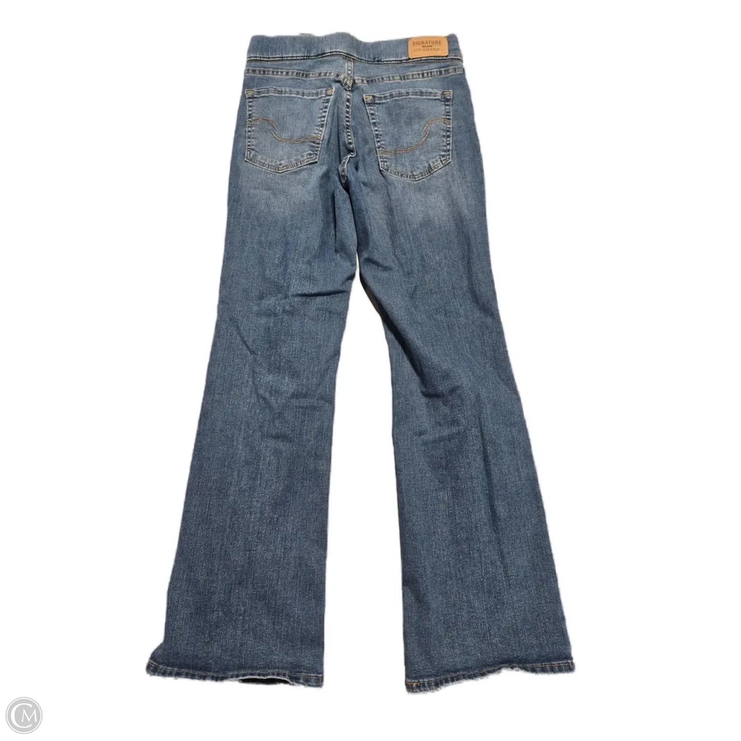 Jeans Boot Cut By Levis In Blue Denim, Size: 4