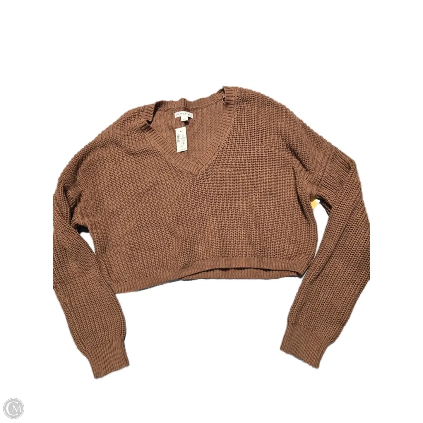 Sweater By Aeropostale In Brown, Size: L