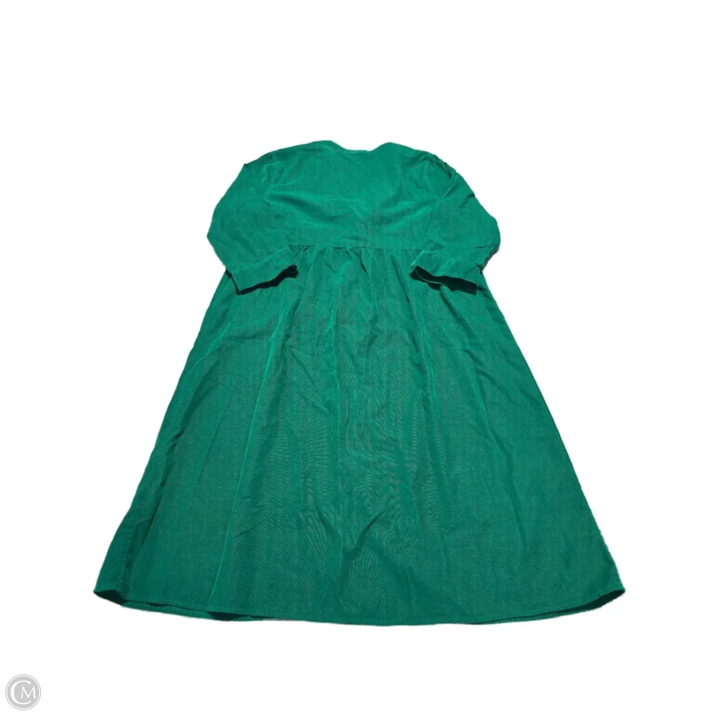 Dress Casual Midi By Croft And Barrow In Green, Size: L