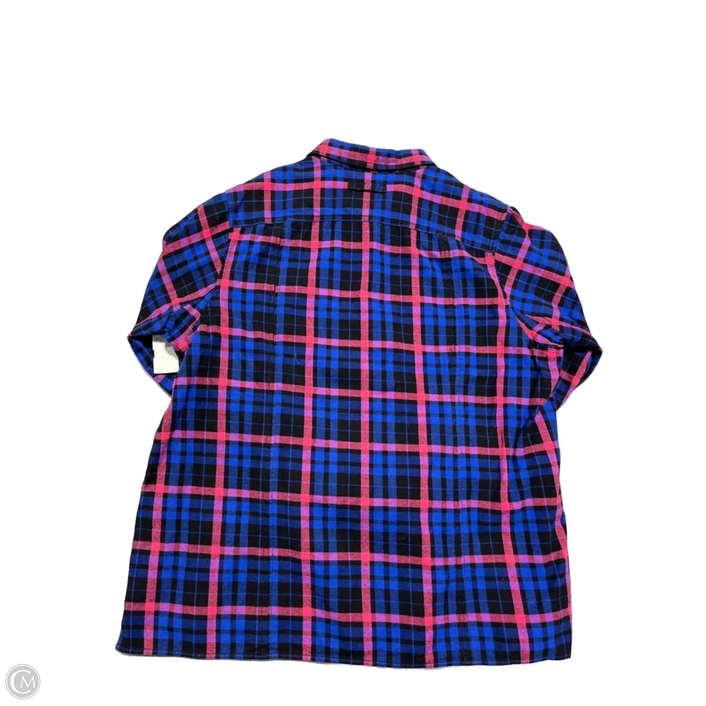 Top Long Sleeve By Duluth Trading In Plaid Pattern, Size: Xxl