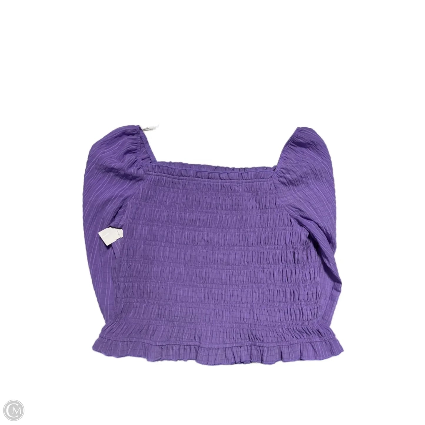 Top Long Sleeve By Cmc In Purple, Size: Xxl