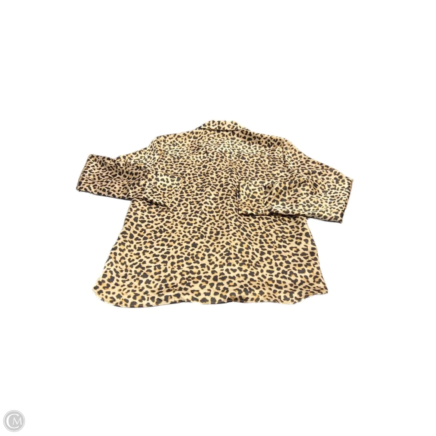 Blouse Long Sleeve By A New Day In Animal Print, Size: M