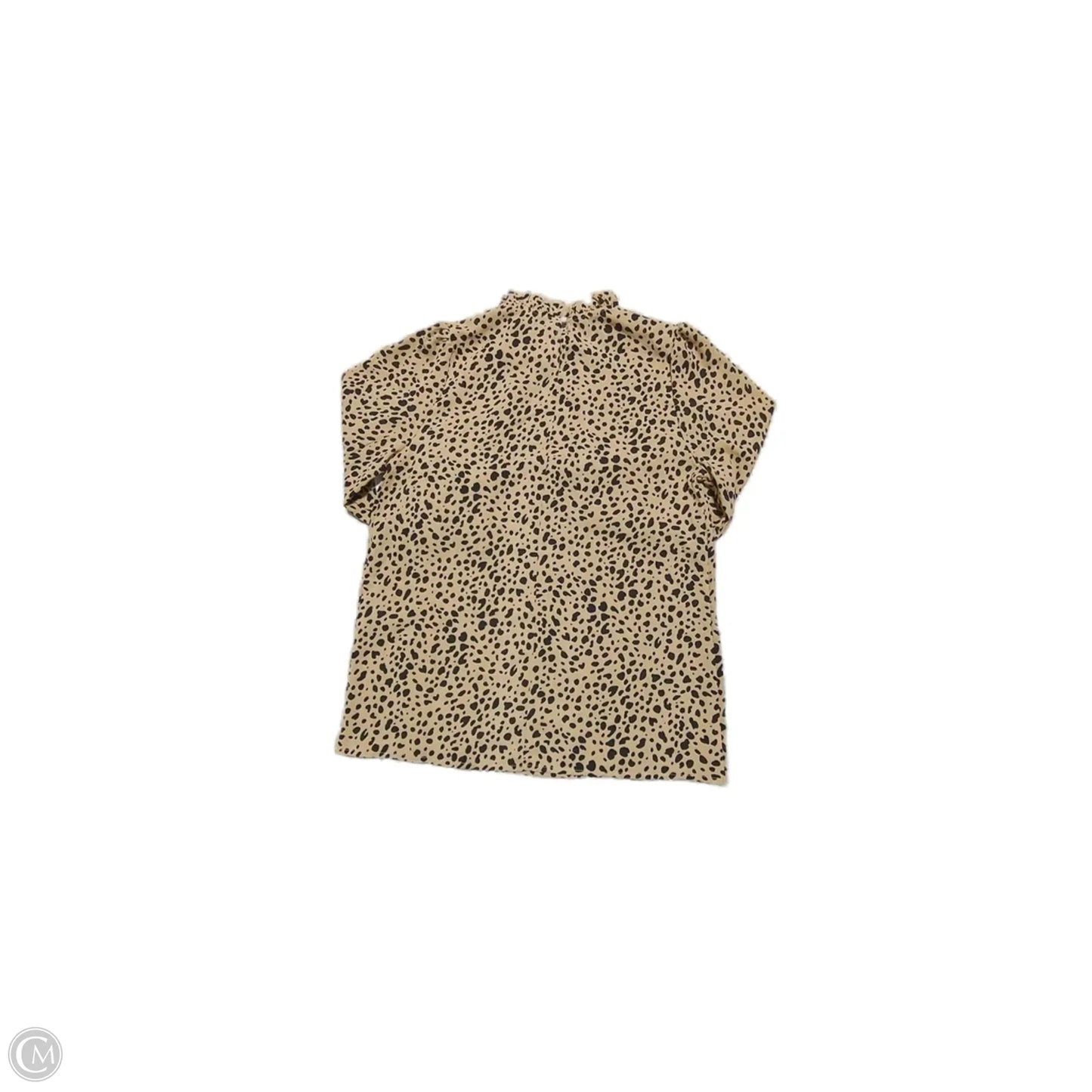 Top 3/4 Sleeve By Cmc In Polkadot Pattern, Size: S