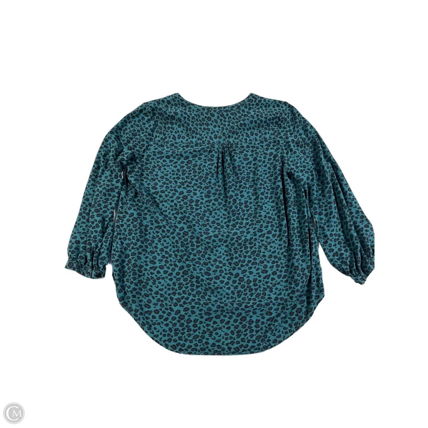 Top Long Sleeve By Ellos In Animal Print, Size: Xl