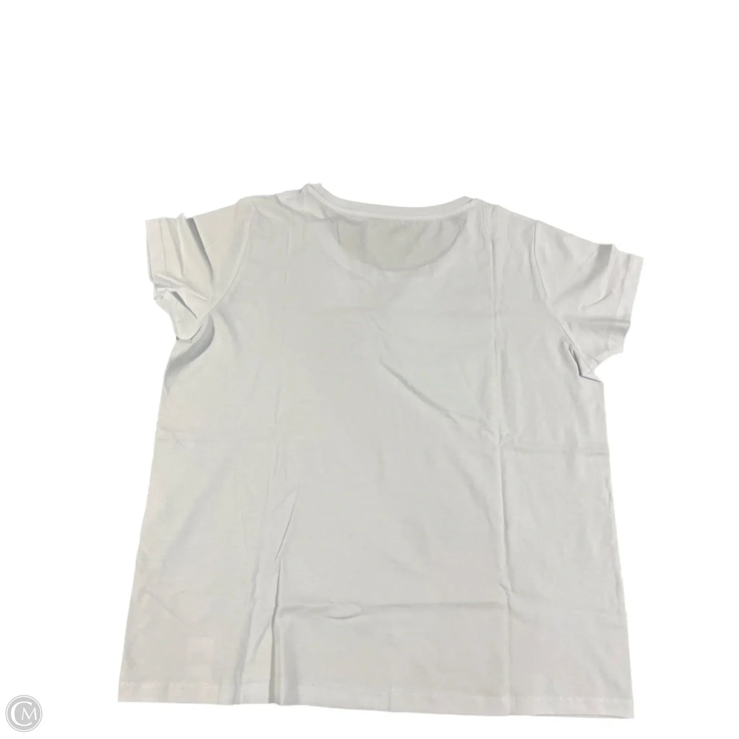 Top Short Sleeve Basic By Cmc In White, Size: Xxl